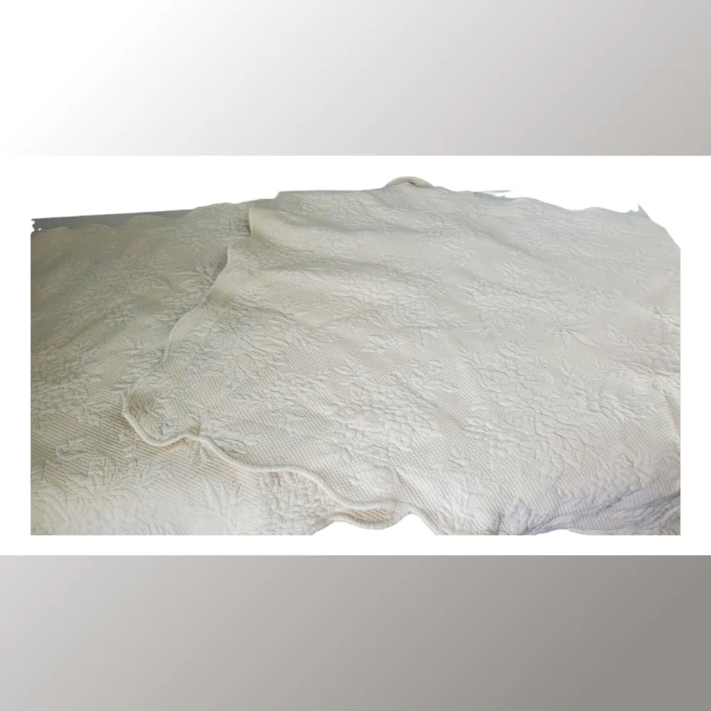 Linens n Things Ivory Set of 2 Maltese Pillow Shams